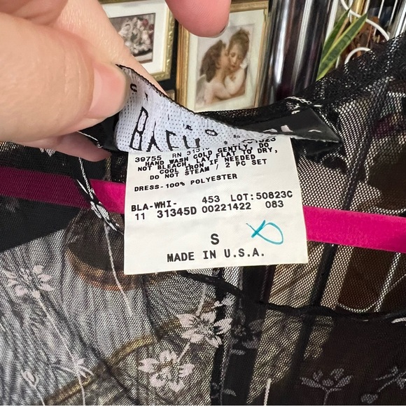 90s Y2K Maxi Sheer Dress - Picture 6 of 8